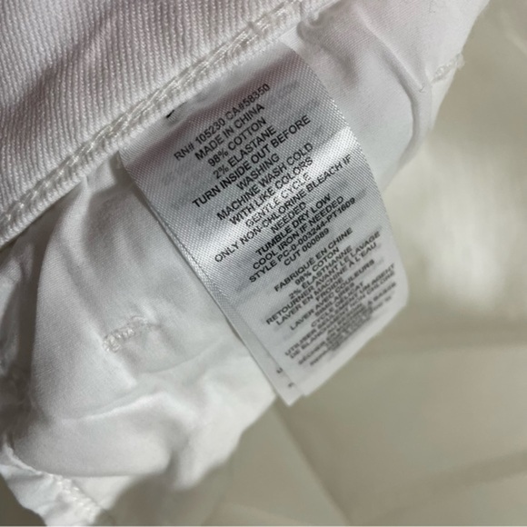 Current Elliott High Waist Stiletto Jeans 2 Year Destroy White 31 - Picture 3 of 10